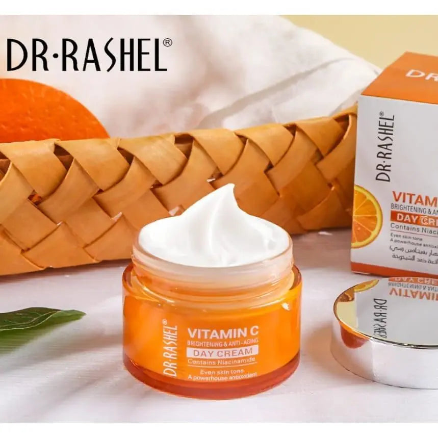 DR·RASHEL Vitamin C Day Cream – Brightening & Anti-Aging with Niacinamide