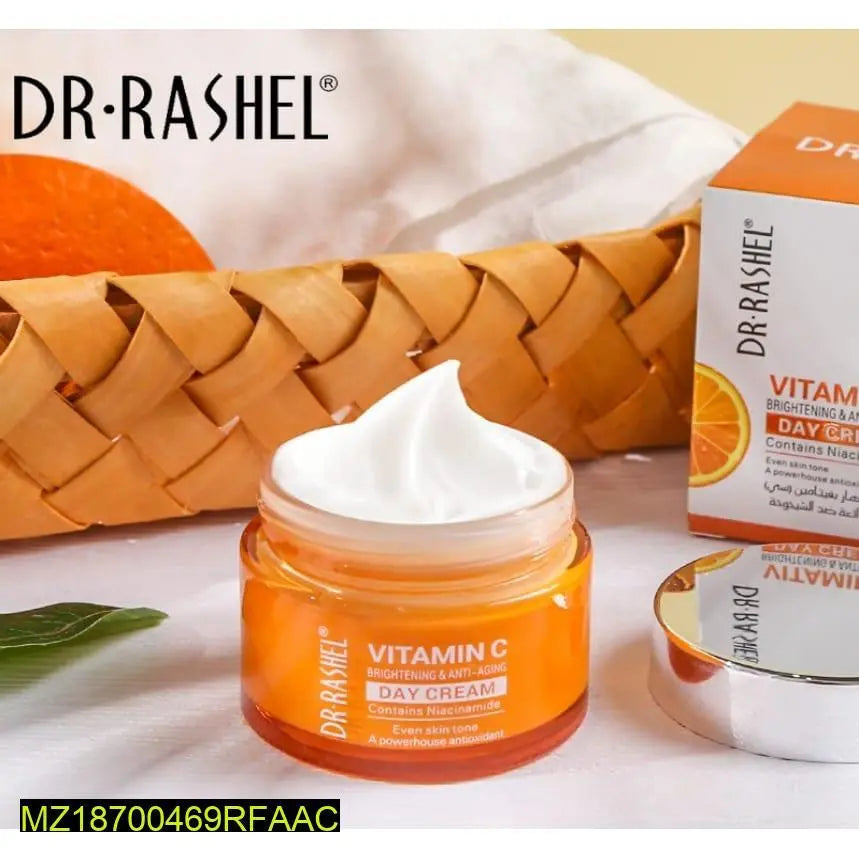 DR·RASHEL Vitamin C Day Cream – Brightening & Anti-Aging with Niacinamide