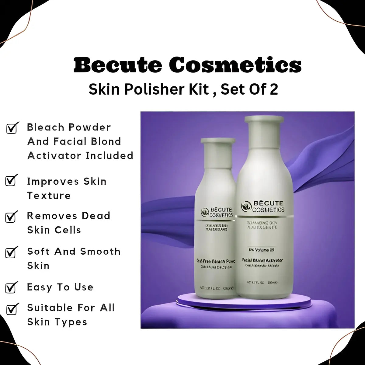 Beauty Cosmetics Skin Polish – Instant Glow & Deep Cleansing at Home | Salon Results Without Salon Cost