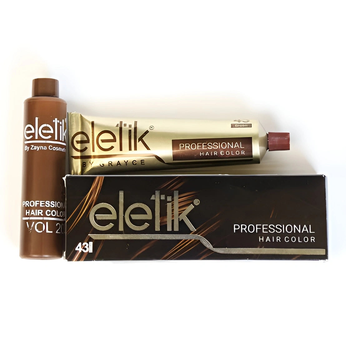 Eletik Professional Hair Color – Long-Lasting, Salon-Quality Hair Dye | Vol 20, Ash Shade 7.1